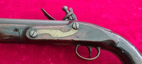 A rare Bristol City Police .69 cal flintlock pistol by BARNETT. Circa 1800. Ref 3669